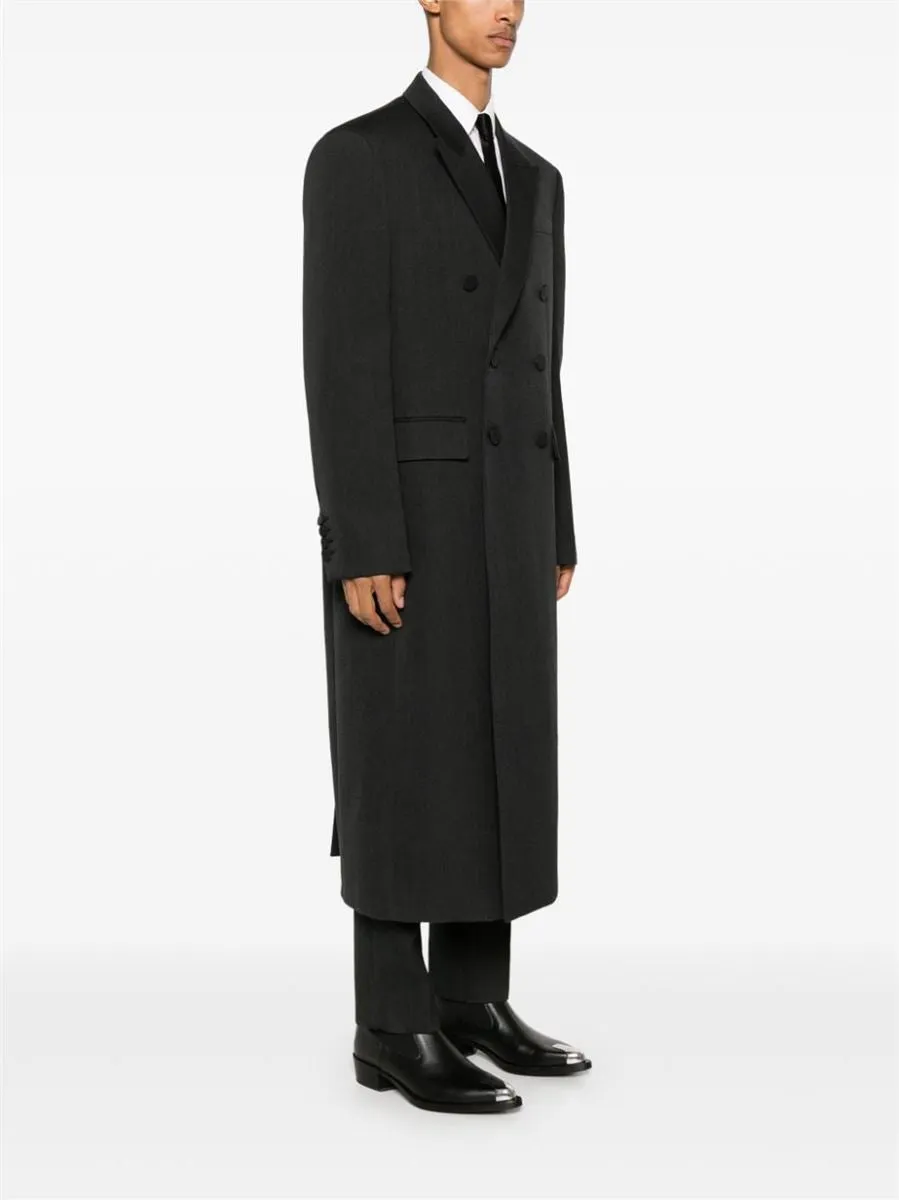 ANCORA EMBROIDERED WOOL COAT