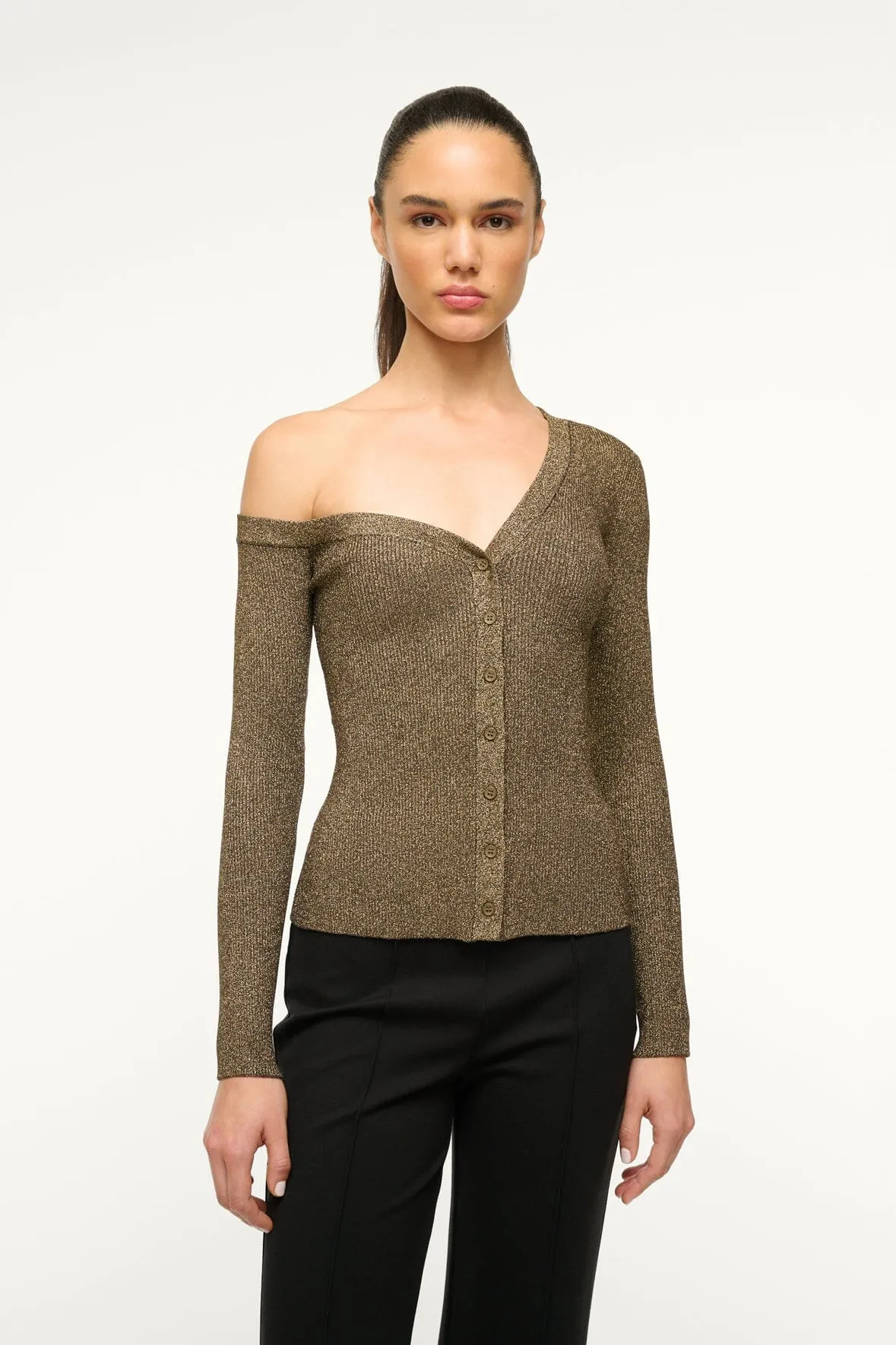 CRAFTSMAN SWEATER | METALLIC GOLD