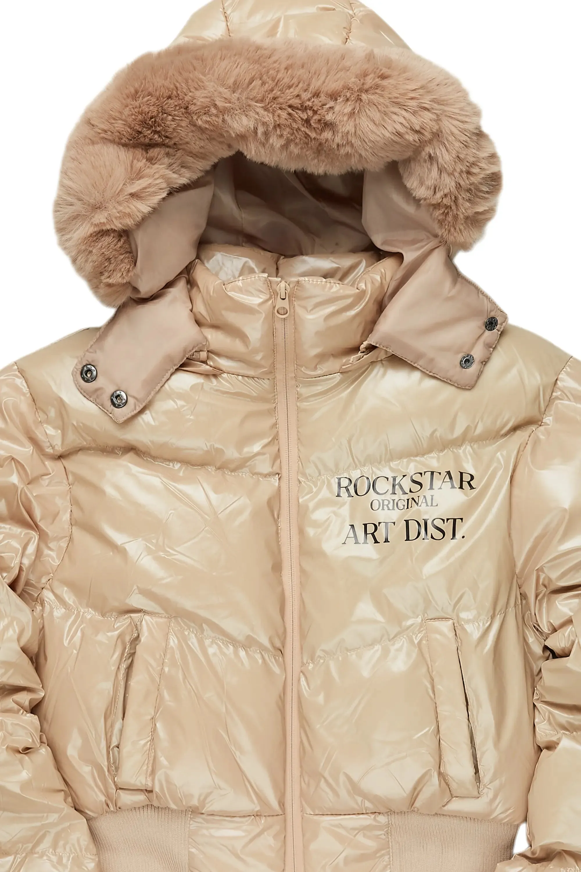 Destina Tan Puffer Jacket