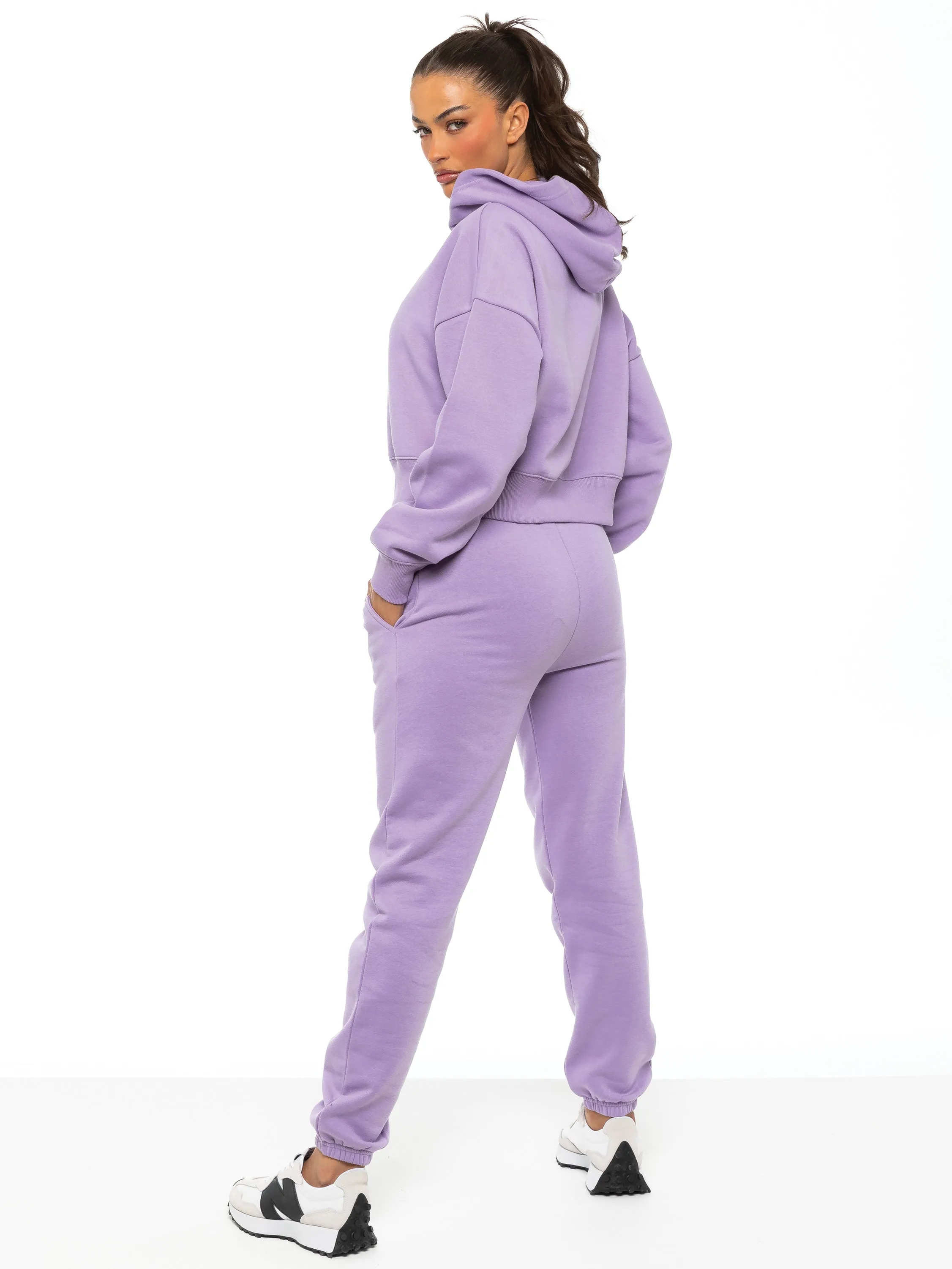 Enzo | Womens Cropped Hoodie Tracksuit