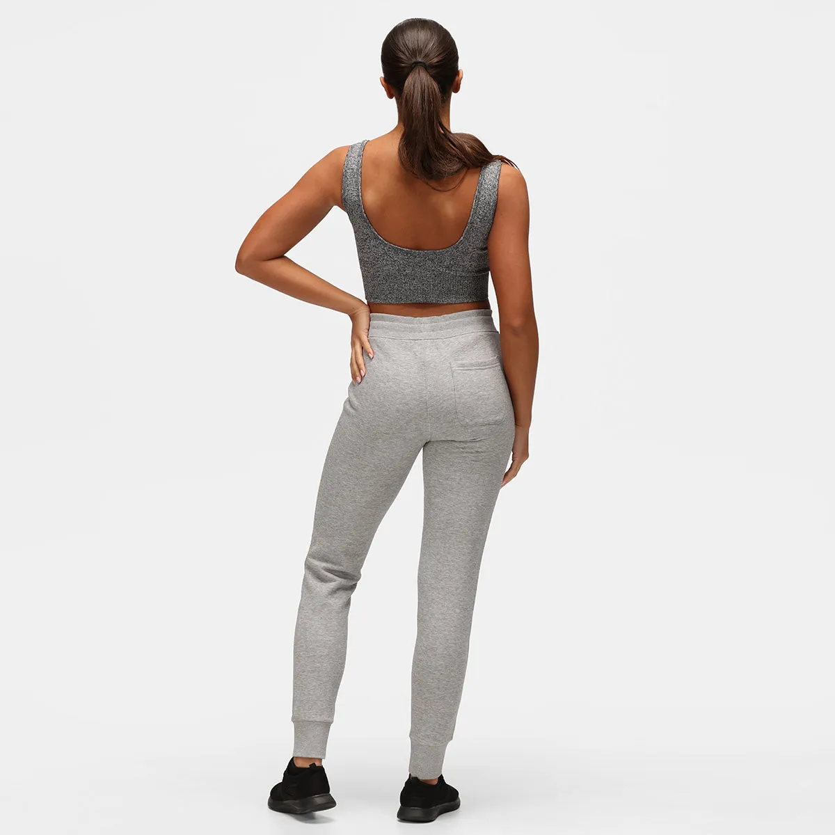 Grey Athleisure Joggers