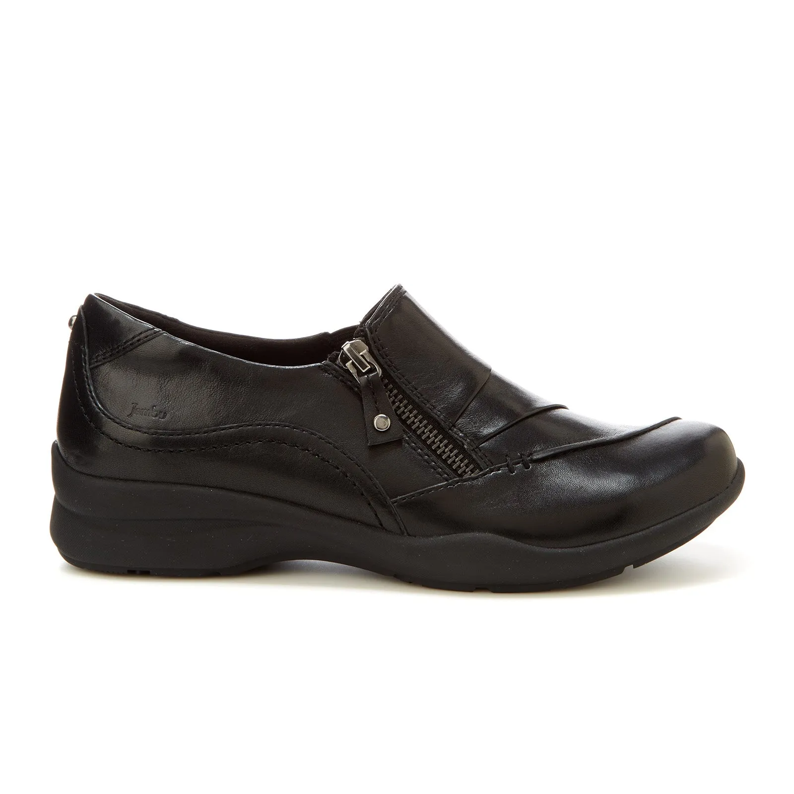 Jambu Thea Slip On (Women) - Black Leather