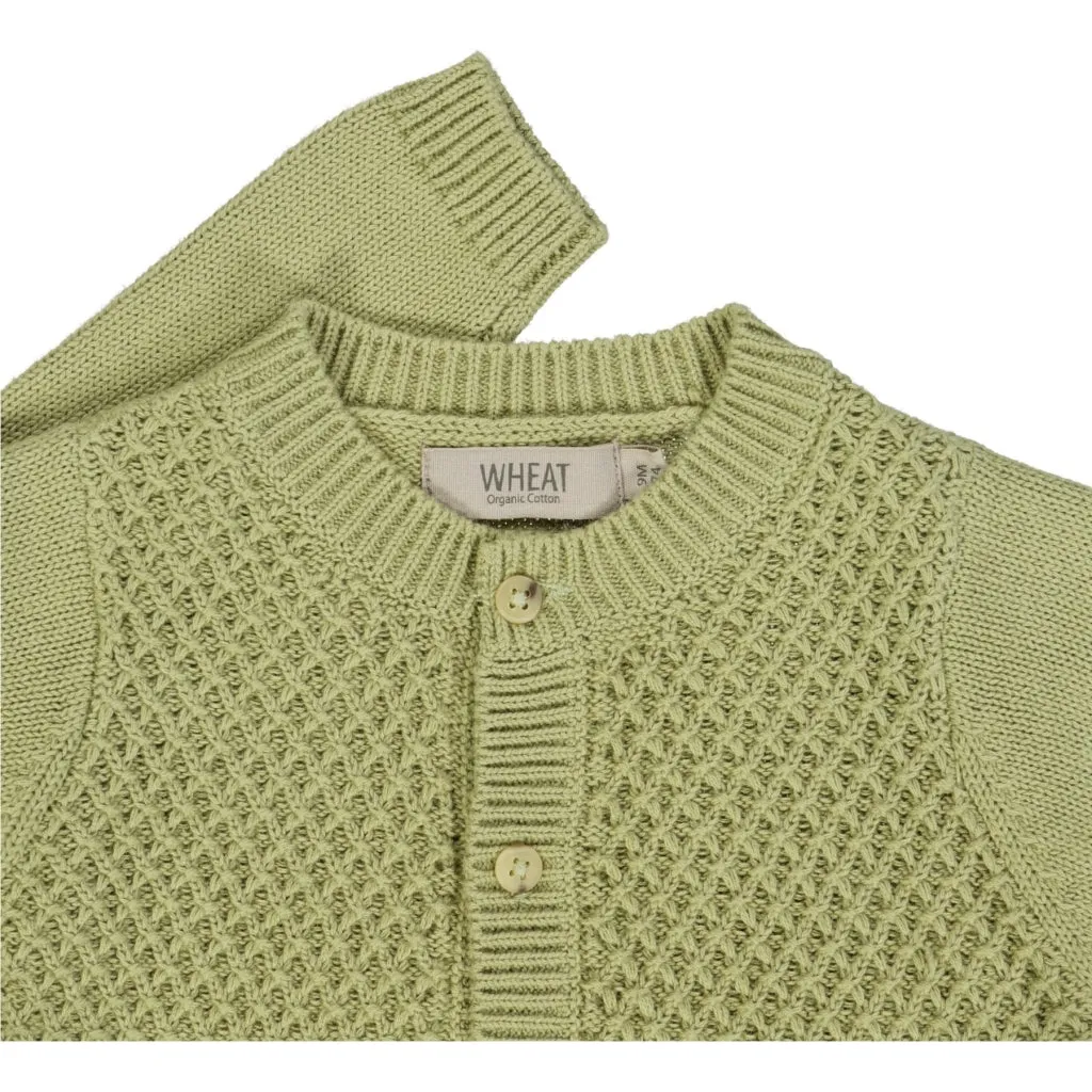 Knit Cardigan Ray - forest mist