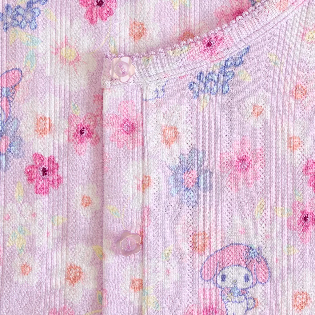 Kuromi® & My Melody® Garden Women's Pointelle Cardigan