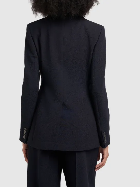 Max Mara   Albero seersucker wool jacket 