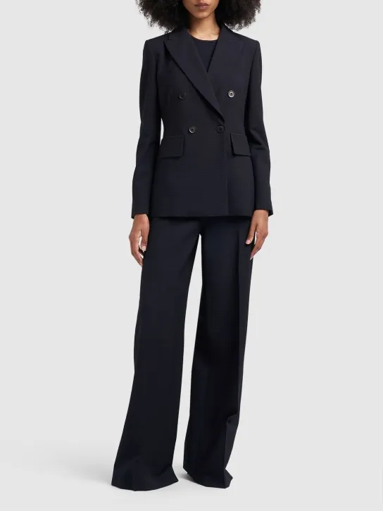 Max Mara   Albero seersucker wool jacket 