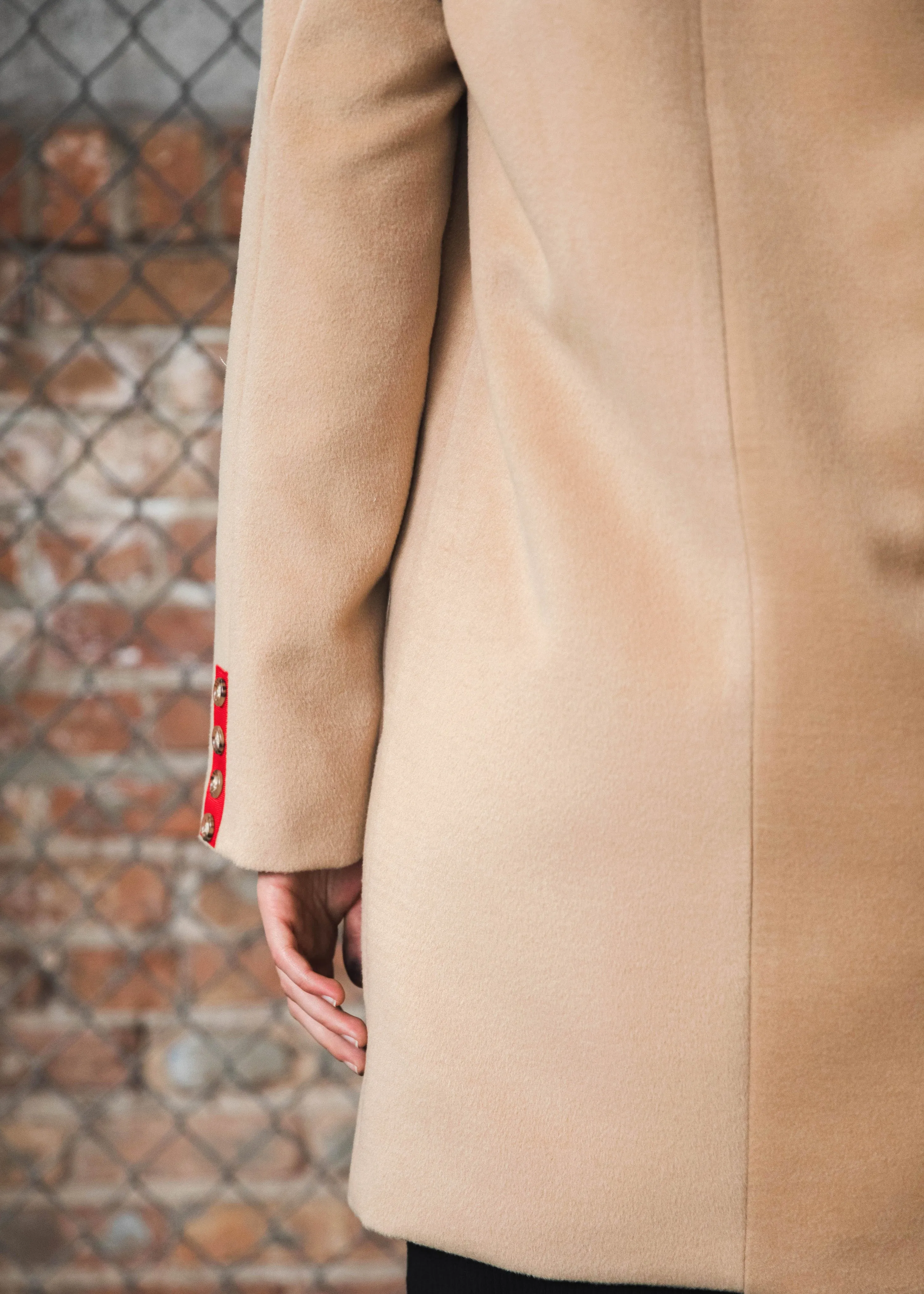 Melton Camel Coat