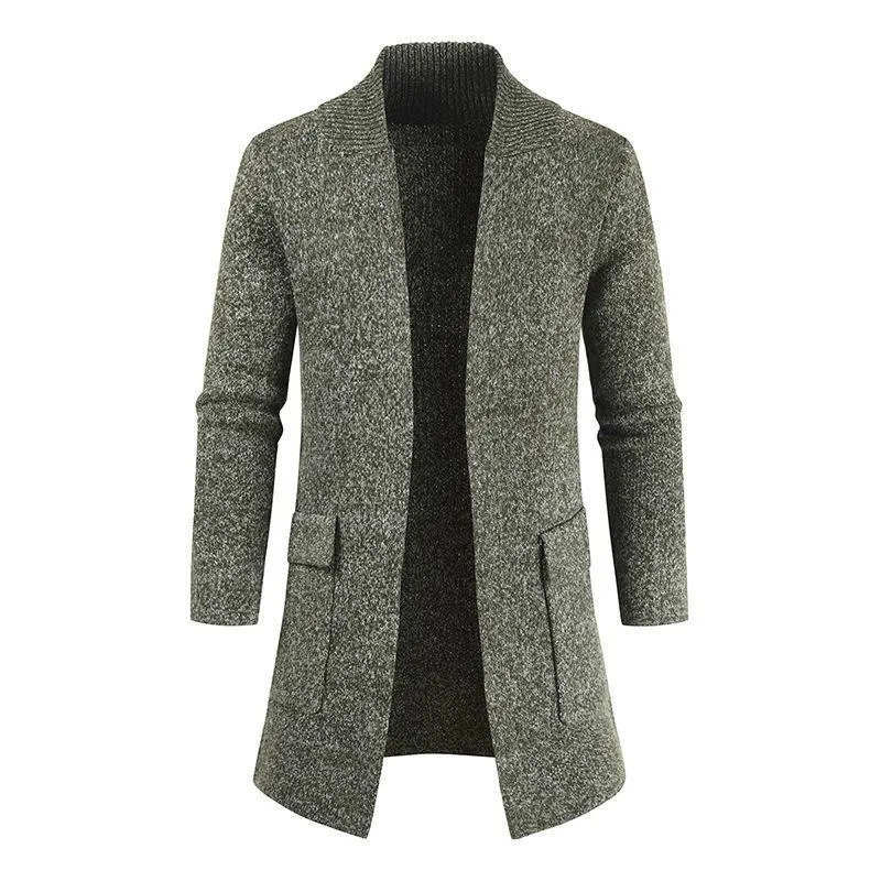 Men's Knitted Mid-length Cardigan 47642802YM