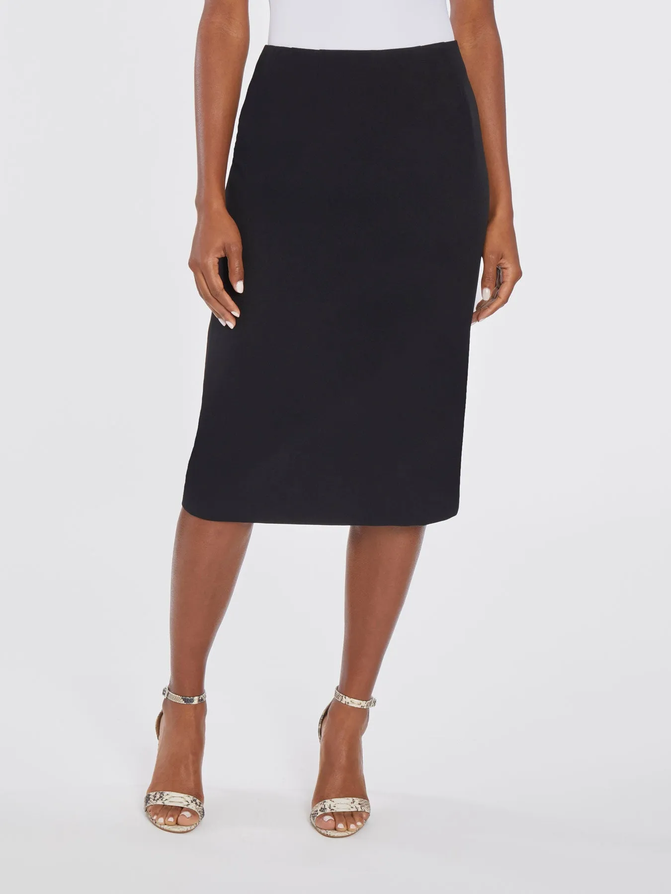 Petite Lana Skirt, Iconic Stretch Crepe