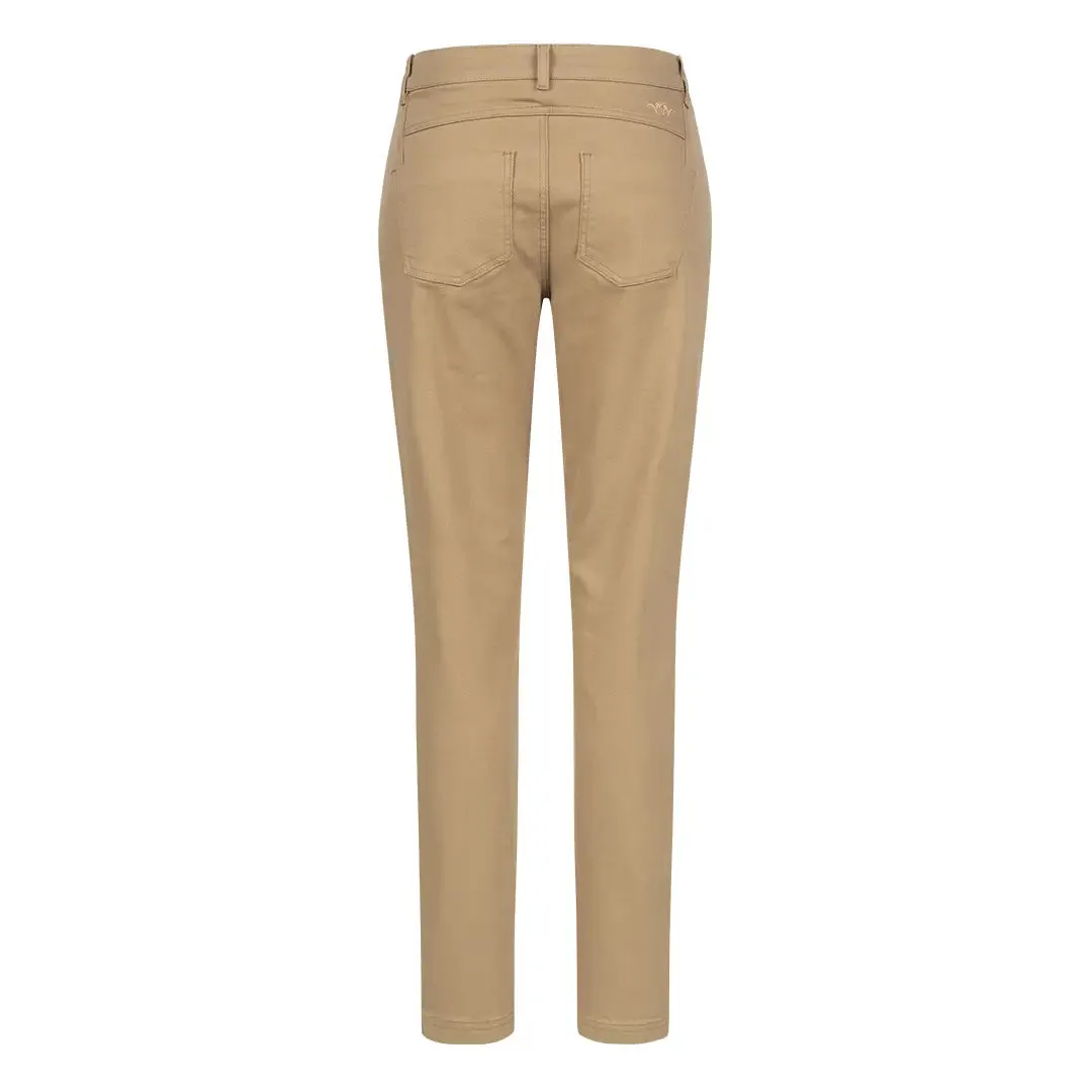 Susan Ladies Denim Stretch Chinos - Dune by Blaser