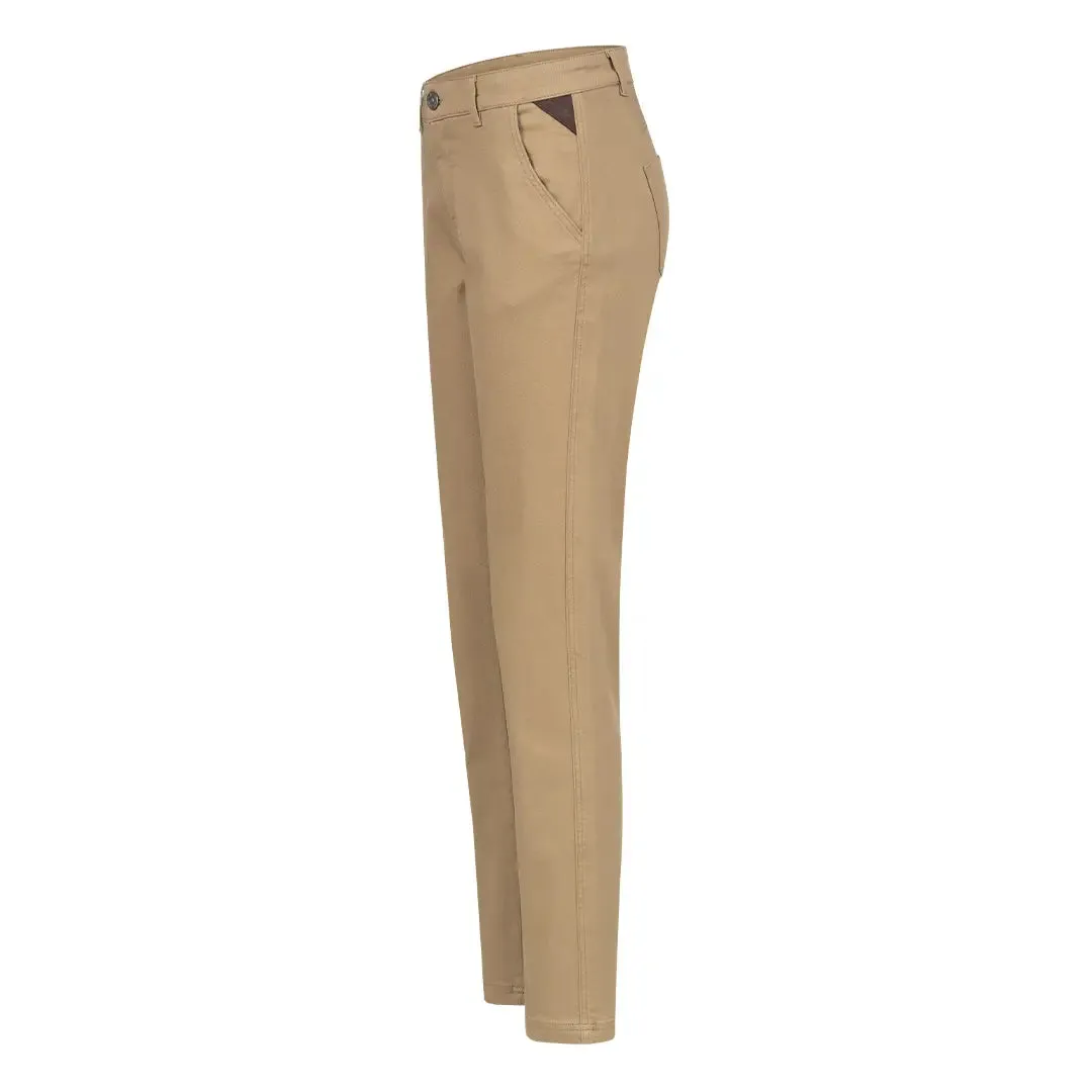 Susan Ladies Denim Stretch Chinos - Dune by Blaser