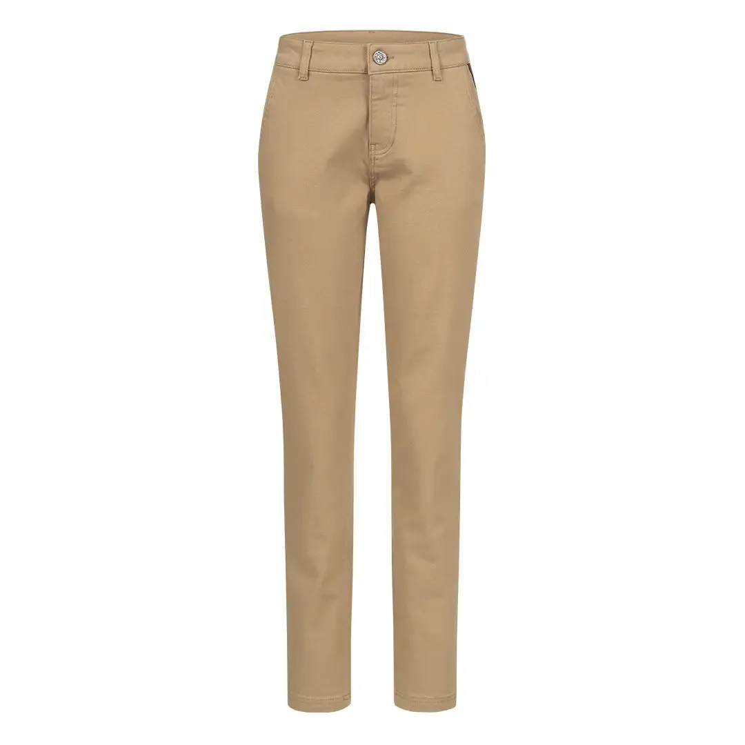 Susan Ladies Denim Stretch Chinos - Dune by Blaser