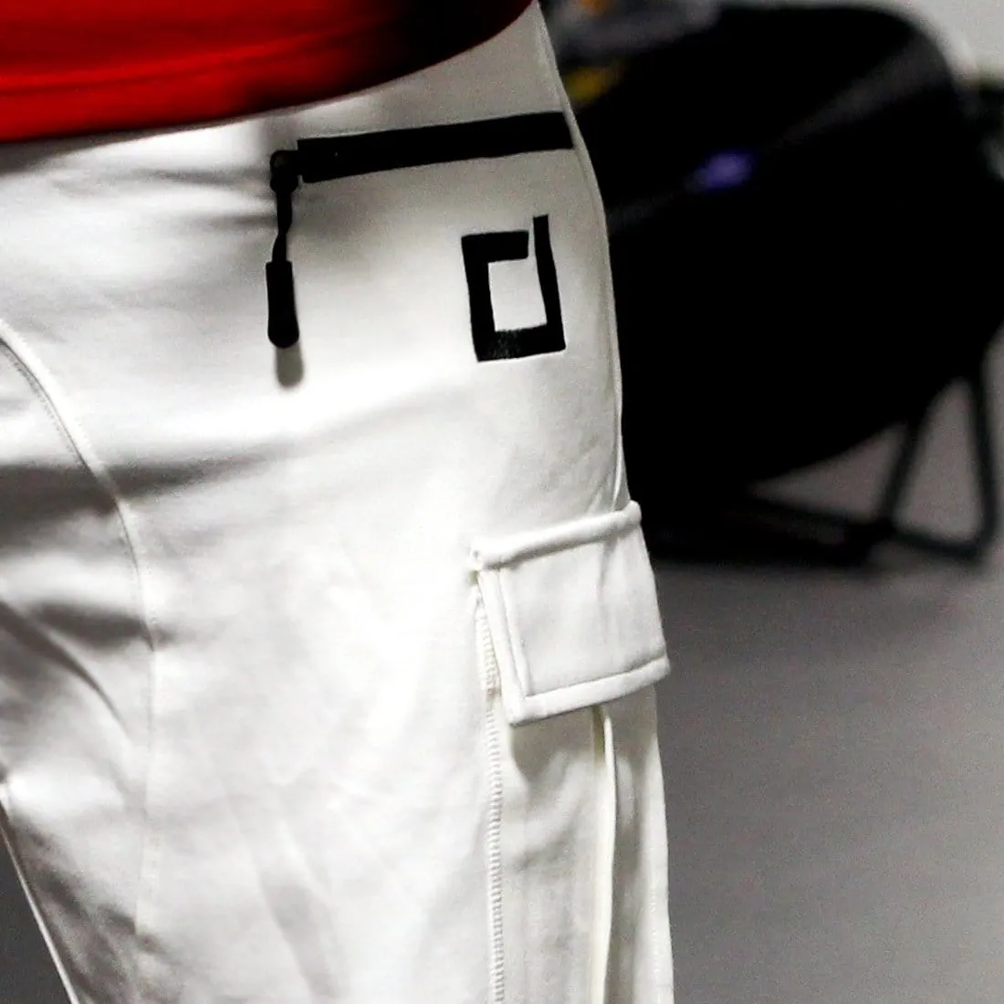 Tactical Jogger Shorts White