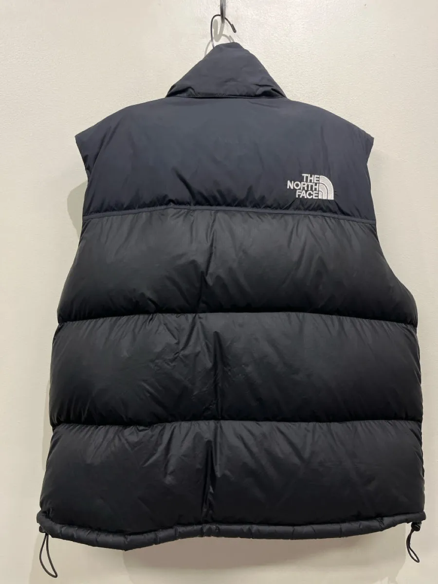 The North Face Size XL Black Synthetic Solid Puffer Vest Men's Jacket