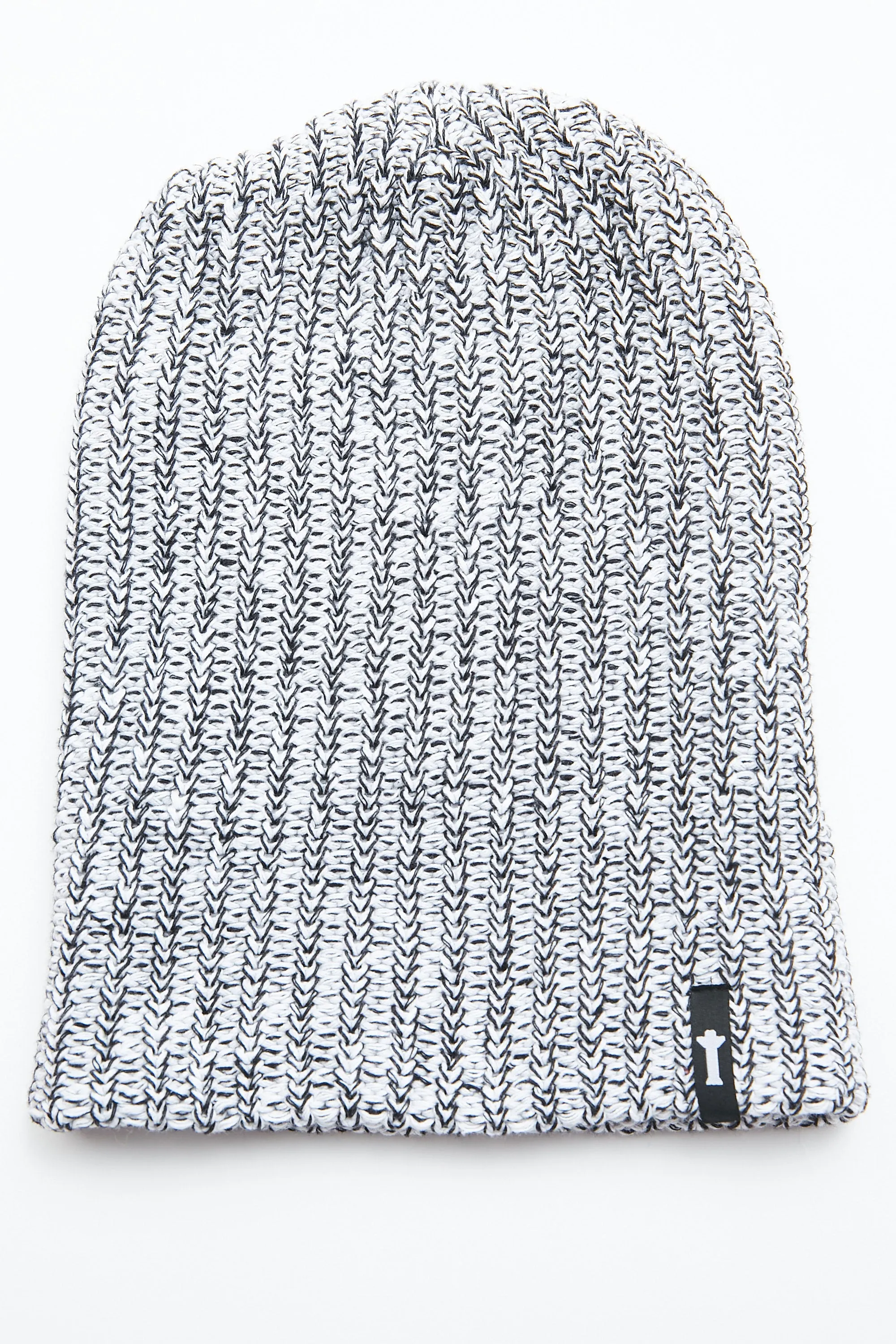 Totem Brand Co. Marled Watch Cap Beanie - White/Black