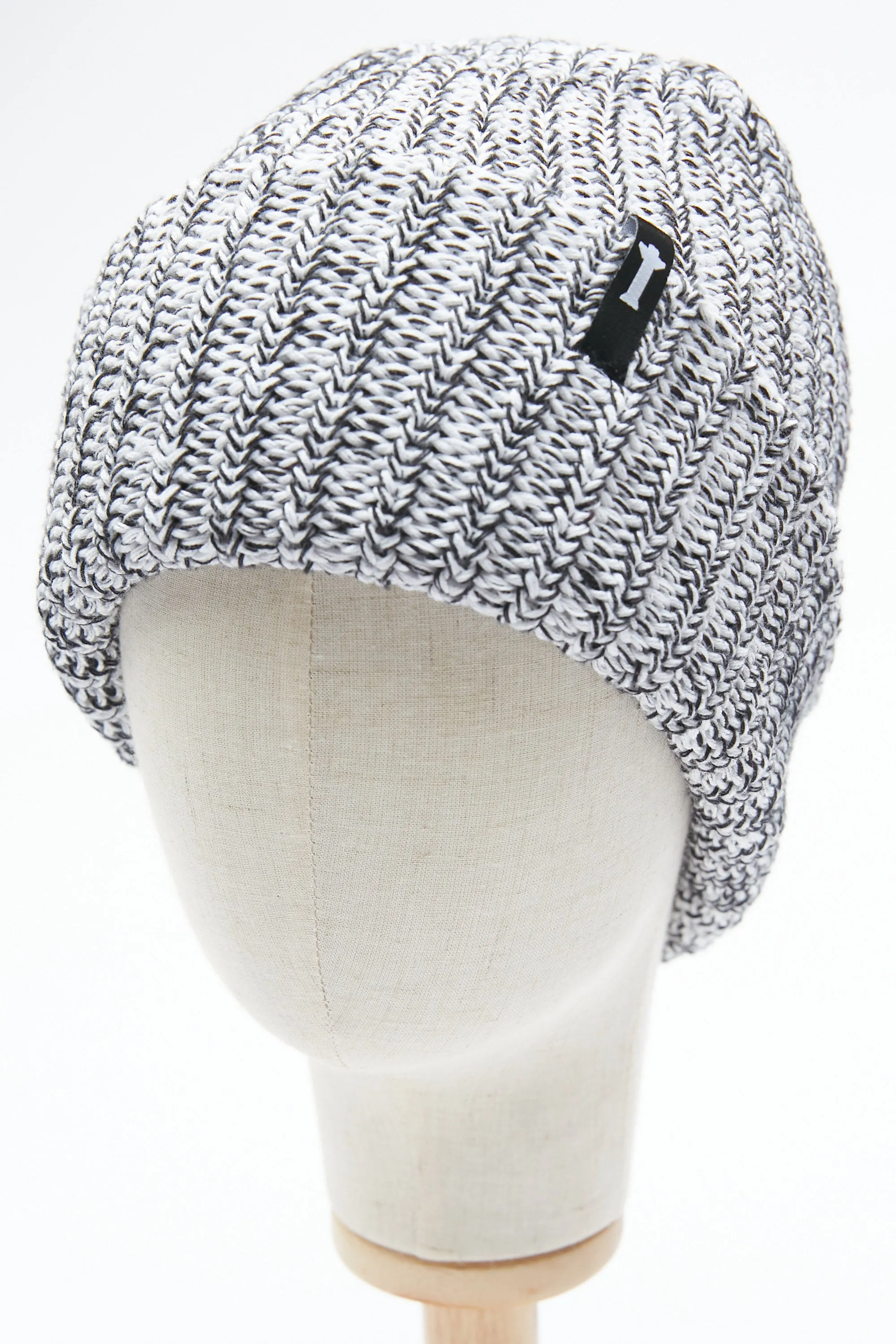 Totem Brand Co. Marled Watch Cap Beanie - White/Black