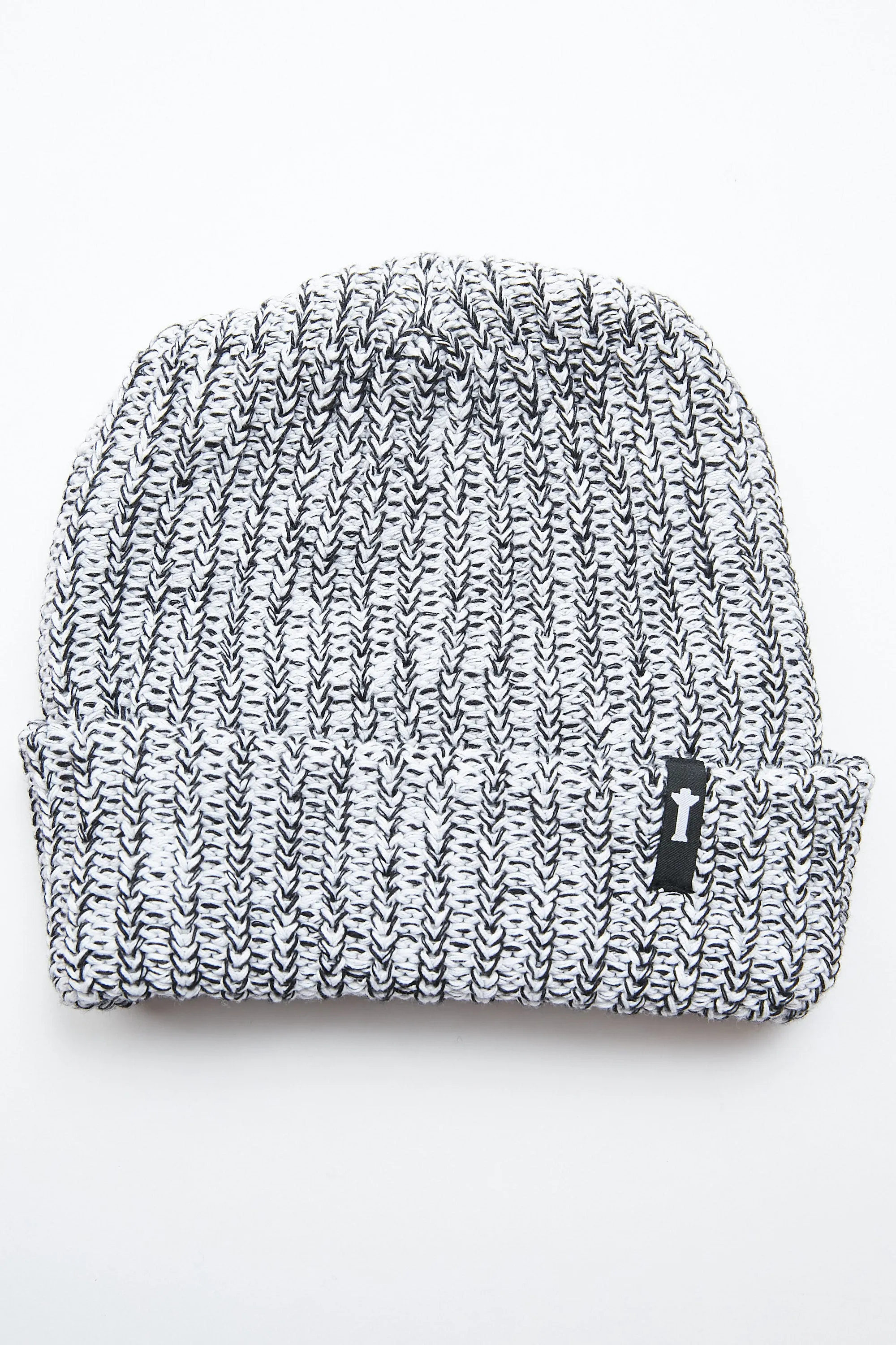 Totem Brand Co. Marled Watch Cap Beanie - White/Black