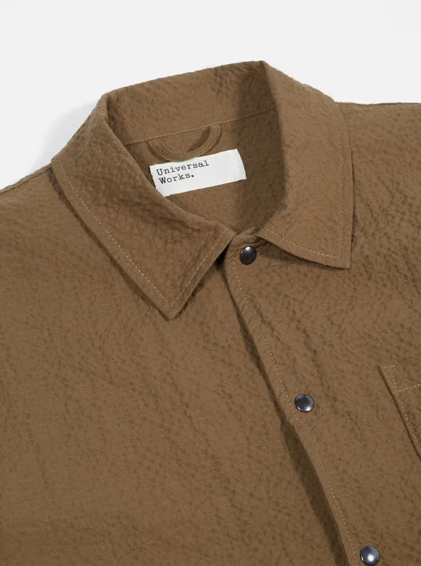 Universal Works Porto Jacket - Olive Seersucker