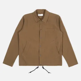 Universal Works Porto Jacket - Olive Seersucker