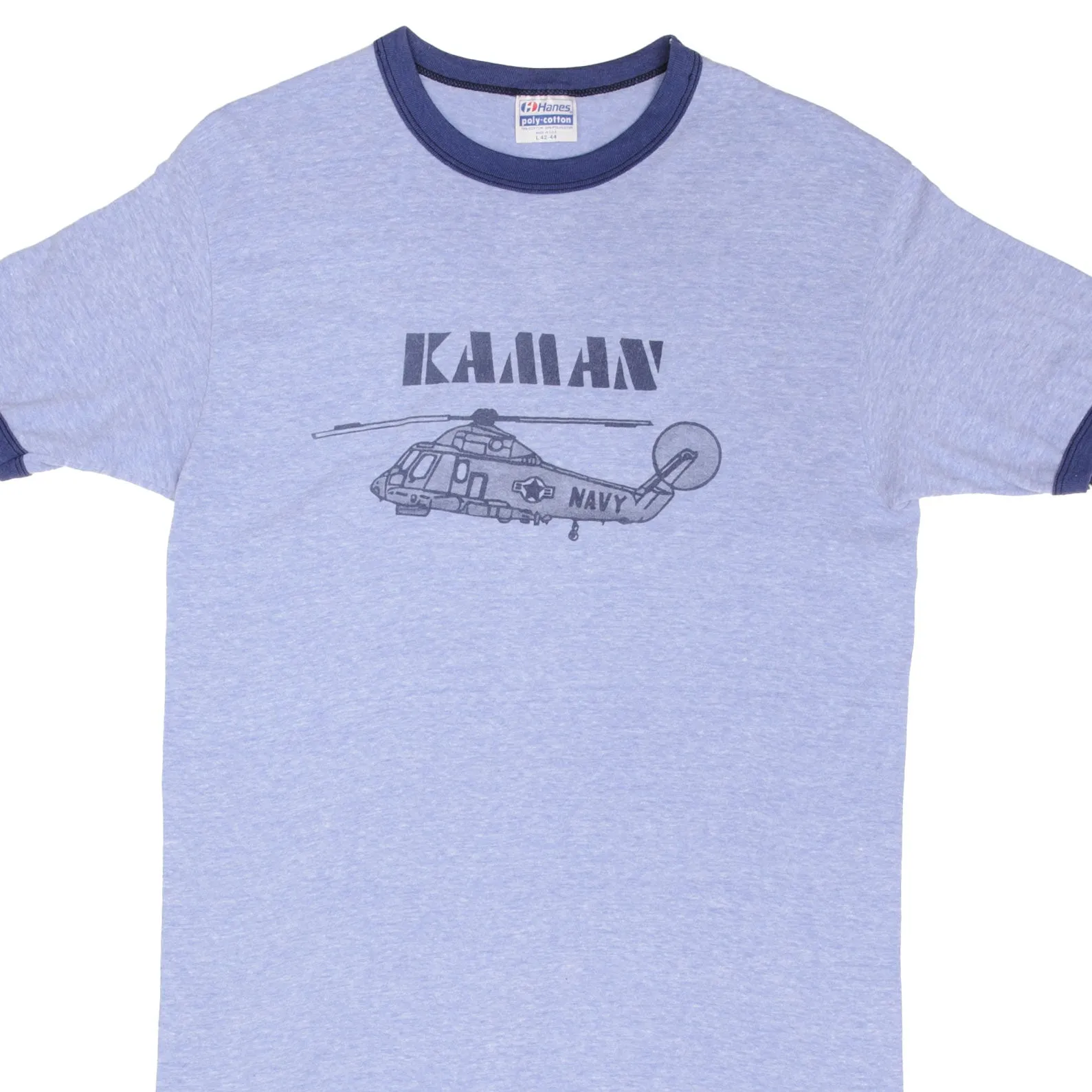 VINTAGE US NAVY KAMAN HELICOPTER TEE SHIRT 1980S SIZE MEDIUM MADE IN USA