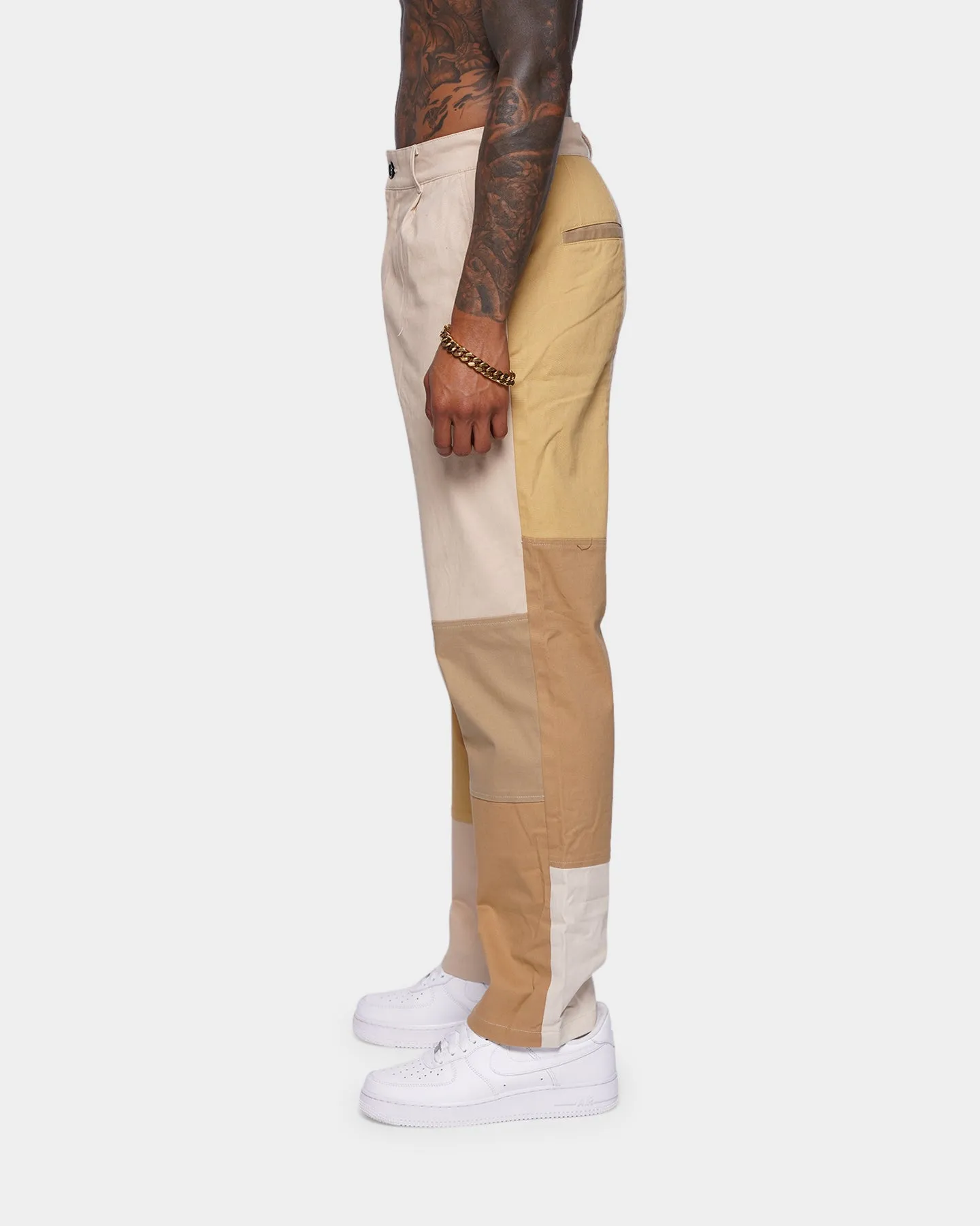 XXIII Dorian Wide Leg Chino Pants Tan